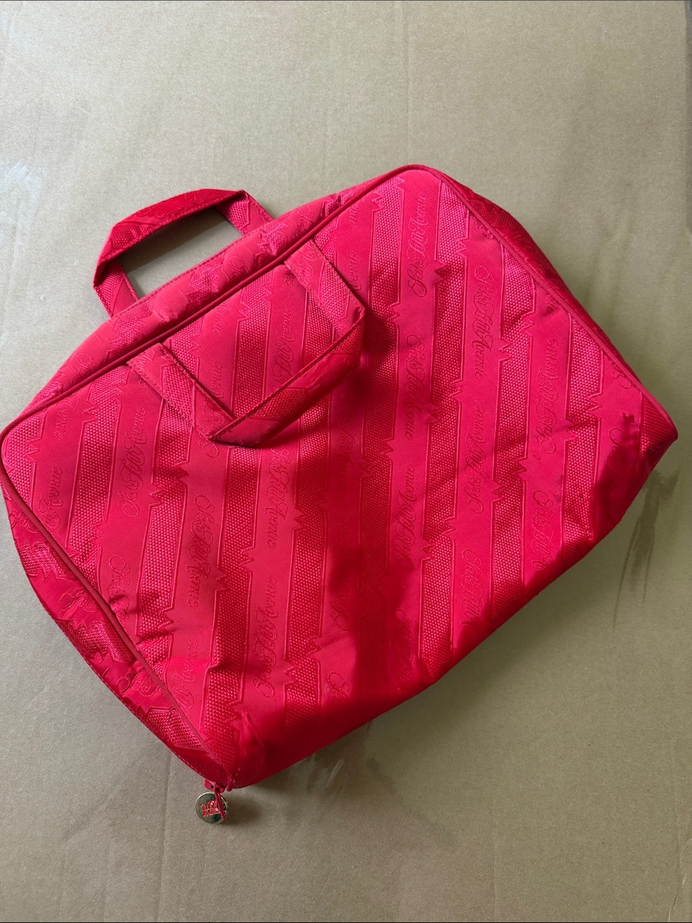 Saks Fifth Avenue travel cosmetics bag